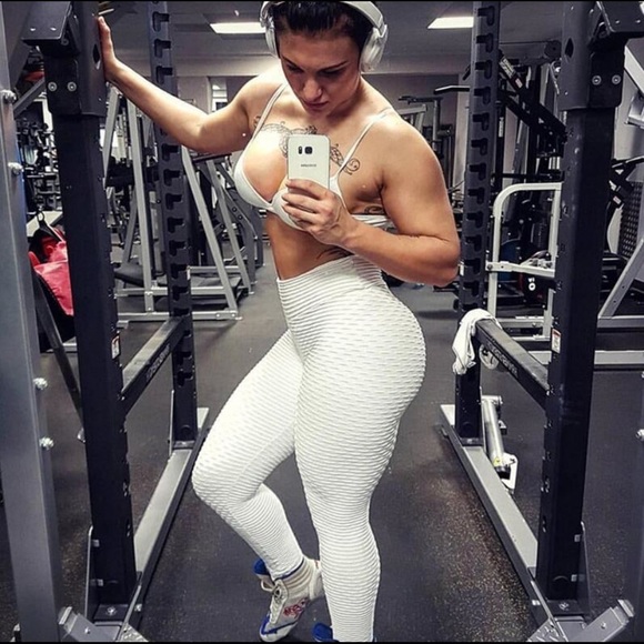 Leggings, purple compression butt scrunch - Picture 4 of 4